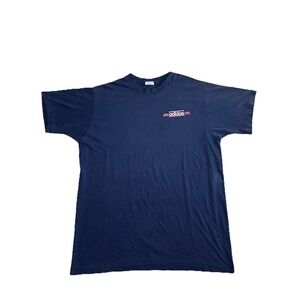 Vintage Adidas T-Shirt‎ XL Blue Made In Usa Single Stitch 1980s